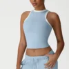 Contrast Color Gym Wear Tank Top for Women Spark Sport Manufacturers