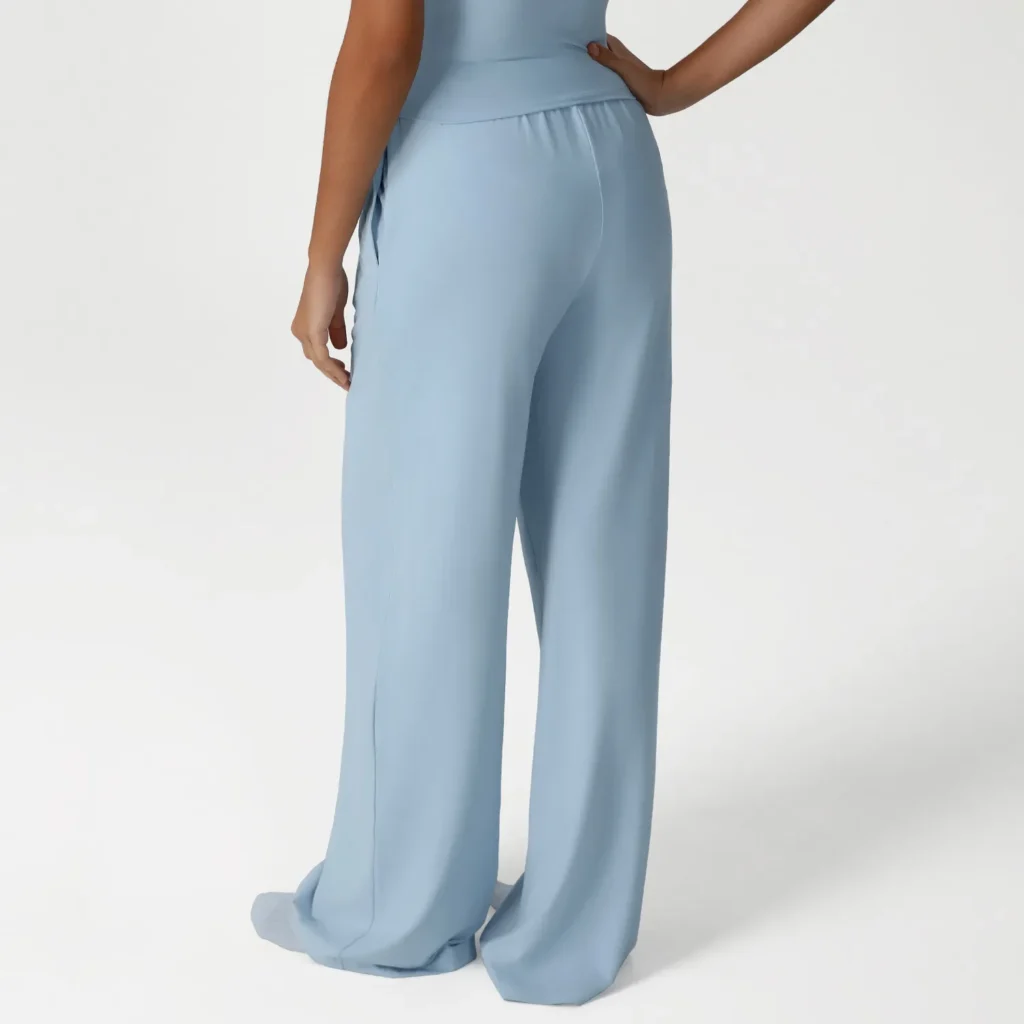 Sparks Apparel Yoga Flared Pants with Drawstring Straight Gym Suppliers