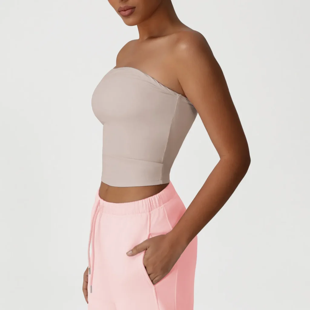 Fitness Tube Tops Wholesale Yoga Apparel Women Sport Clothes Manufacturer