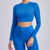 Slim Fit Long Sleeve Yoga Tops​ Outdoor Running Sports Workout Bodysuit