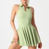 Wholesale Active Clothing Women's Yoga Jumpsuit Tennis Dress with Pockets Suppliers