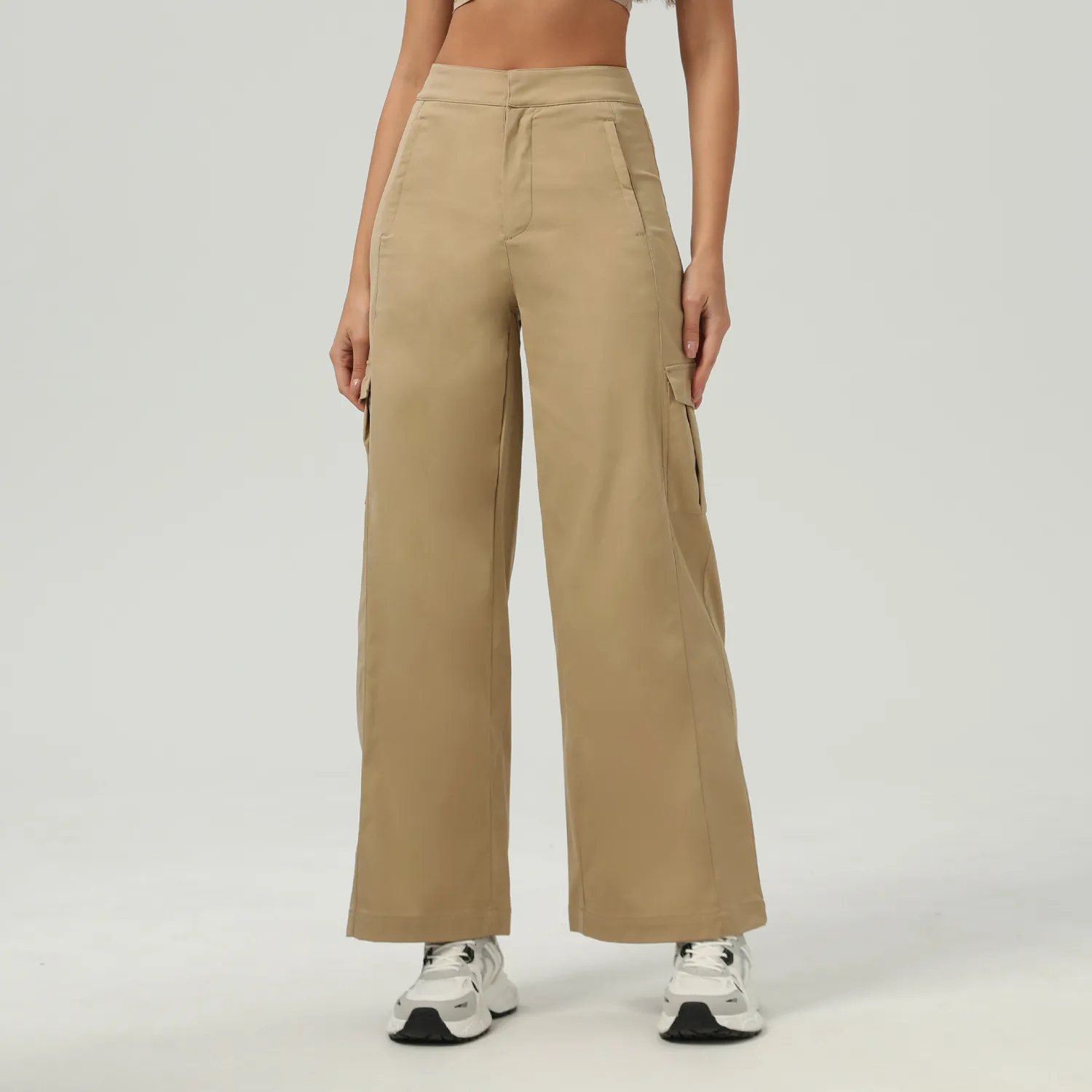 Wholesale Sports Clothing Spark Gym Straight Wide Leg Pants