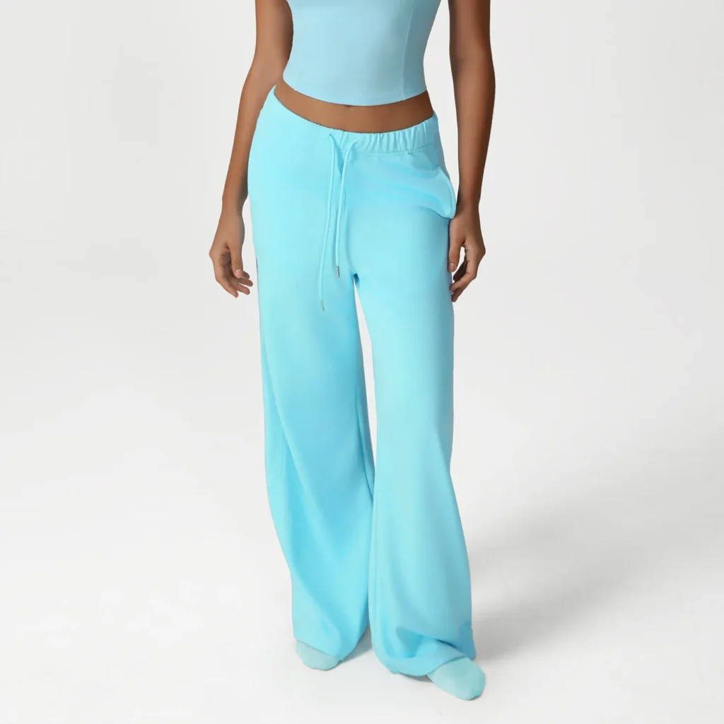 Yoga Flared Pants with Drawstring Straight Casual Sports Pants Manufacturers