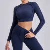 Slim Fit Long Sleeve Yoga Tops​ Outdoor Running Sports Workout Bodysuit