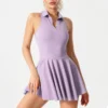 Wholesale Active Clothing Women's Yoga Jumpsuit Tennis Dress with Pockets Suppliers