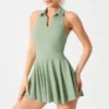 Wholesale Active Clothing Women's Yoga Jumpsuit Tennis Dress with Pockets Suppliers
