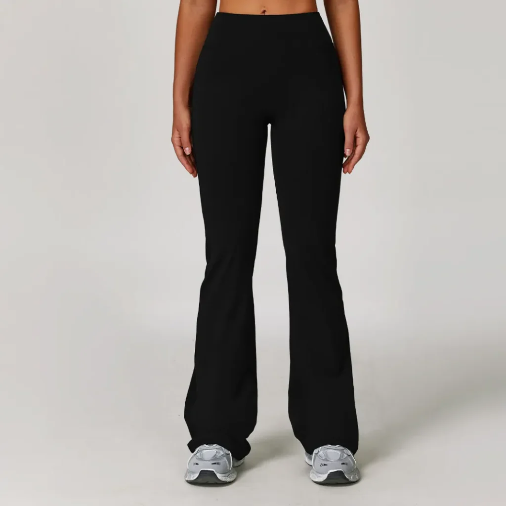 Flared Yoga Pants​ Wholesale Sports Clothing High Waist Wide Leg Yoga Pants