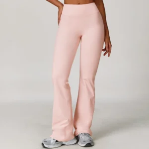 Flared Yoga Pants​ Wholesale Sports Clothing High Waist Wide Leg Yoga Pants