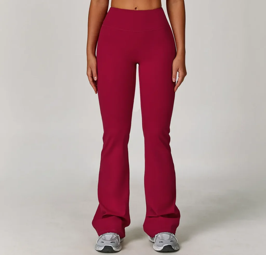 Flared Yoga Pants​ Wholesale Sports Clothing High Waist Wide Leg Yoga Pants