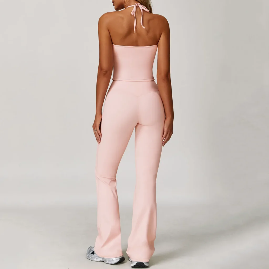 Flared Yoga Pants​ Wholesale Sports Clothing High Waist Wide Leg Yoga Pants