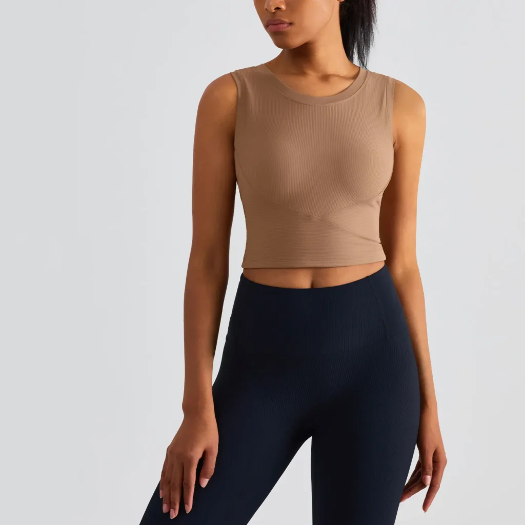 Threaded Fabric Personalised Workout Tanks Athletic Tank Tops Suppliers