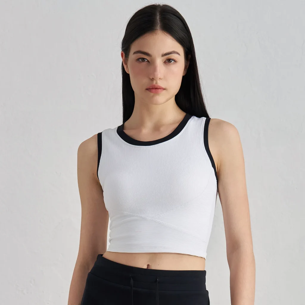 Threaded Fabric Personalised Workout Tanks Athletic Tank Tops Suppliers