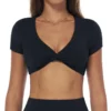Bulk Workout Shirts Breathable Shorts Sleeve Top Personalised Gym Shirts