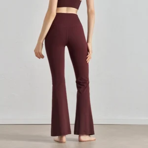 High Waist Dance Exercise Fitness Women's Flared Yoga Pants Gym Clothes Manufacturer