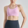 Beautiful Back Spaghetti Straps Yoga Bra Wholesale Sports Bra Athletic Clothing Manufacturer