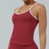 Seamless Fitness Halter Tank Tops Bulk Athletic Apparel Yoga Gym Apparel Suppliers
