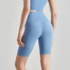Side Pockets Long Shorts For Women Athletic Shorts Custom Activewear Manufacturers