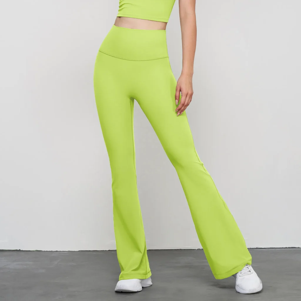 High Waist Dance Exercise Fitness Women's Flared Yoga Pants Gym Clothes Manufacturer