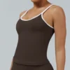 Seamless Fitness Halter Tank Tops Bulk Athletic Apparel Yoga Gym Apparel Suppliers
