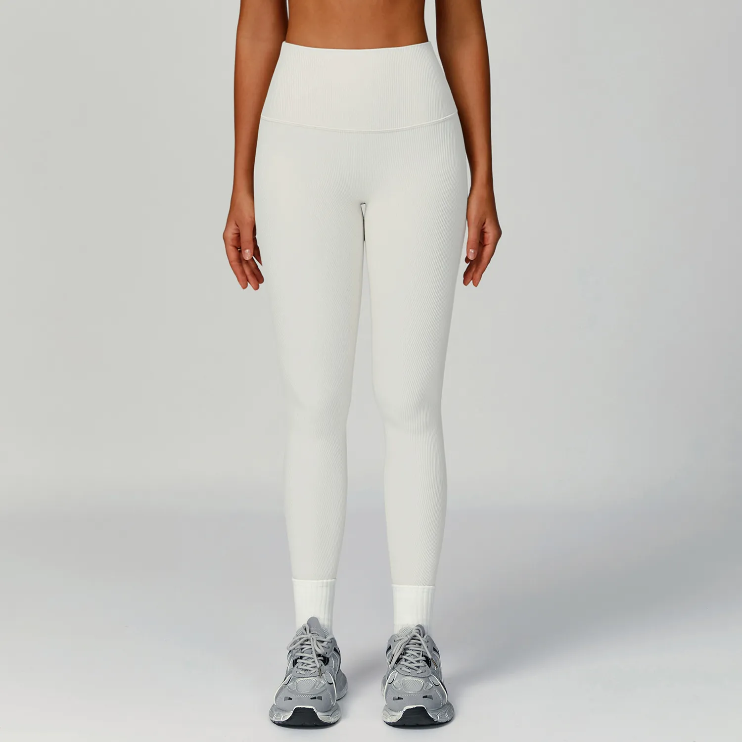 Ribbed High Waist Yoga Pants Gym Sparks Clothing Brand Wholesale Leggings Suppliers