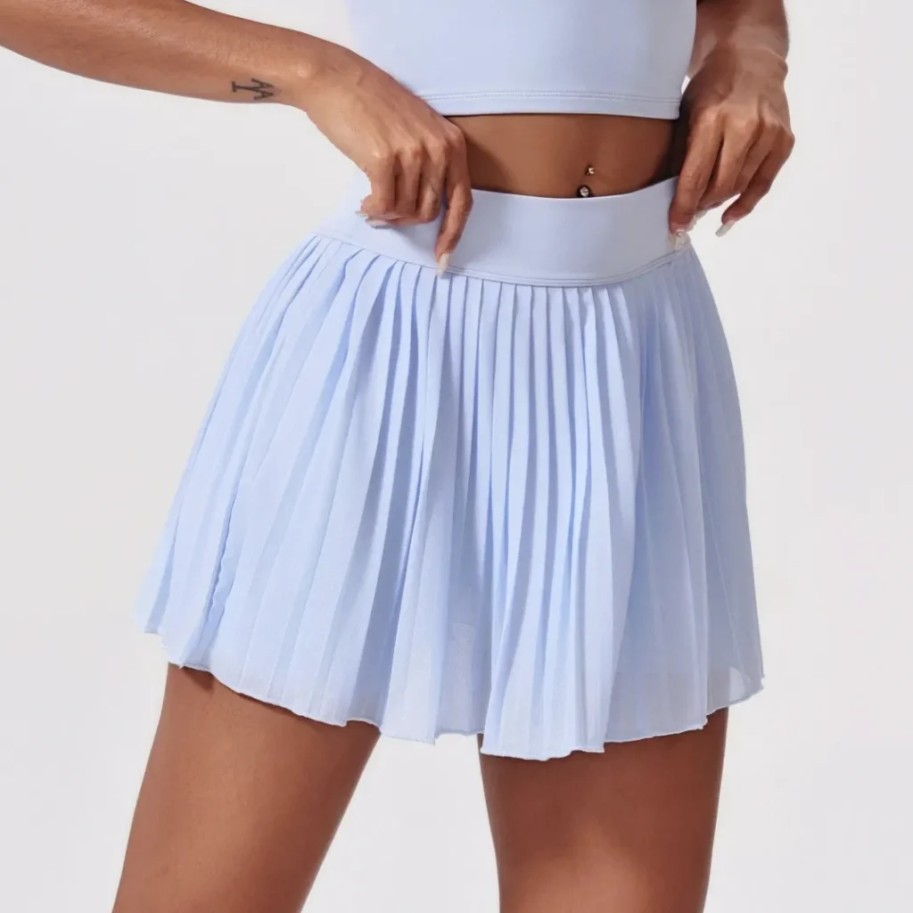 Summer Wholesale Activewear Spark Skirt High Waist Athletic Skirt for Tennis