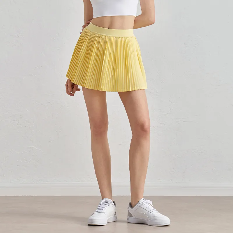 Pleated Skirt Wholesale Activewear Spark Skirt High Waist Athletic Tennis Skirt