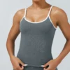 Seamless Fitness Halter Tank Tops Bulk Athletic Apparel Yoga Gym Apparel Suppliers