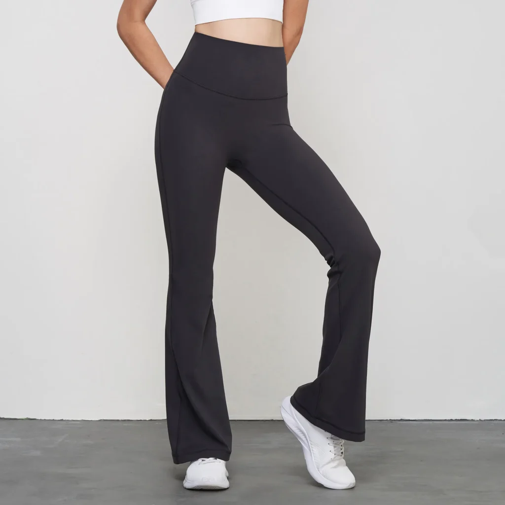 High Waist Dance Exercise Fitness Women's Flared Yoga Pants Gym Clothes Manufacturer