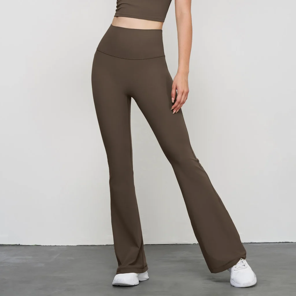 High Waist Dance Exercise Fitness Women's Flared Yoga Pants Gym Clothes Manufacturer