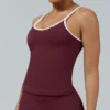 Seamless Fitness Halter Tank Tops Bulk Athletic Apparel Yoga Gym Apparel Suppliers