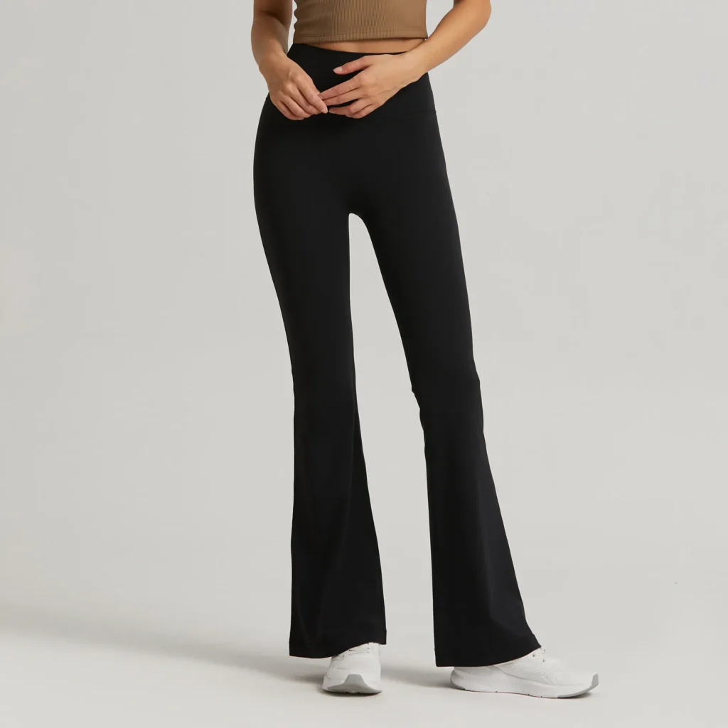 High Waist Dance Exercise Fitness Women's Flared Yoga Pants Gym Clothes Manufacturer