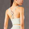 Summer Custom Workout Apparel Sports Bra Fabric Lycra Athletic Wear Manufacturers