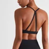 Beautiful Back Spaghetti Straps Yoga Bra Wholesale Sports Bra Athletic Clothing Manufacturer