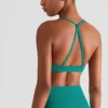Beautiful Back Spaghetti Straps Yoga Bra Wholesale Sports Bra Athletic Clothing Manufacturer
