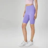 Side Pockets Long Shorts For Women Athletic Shorts Custom Activewear Manufacturers