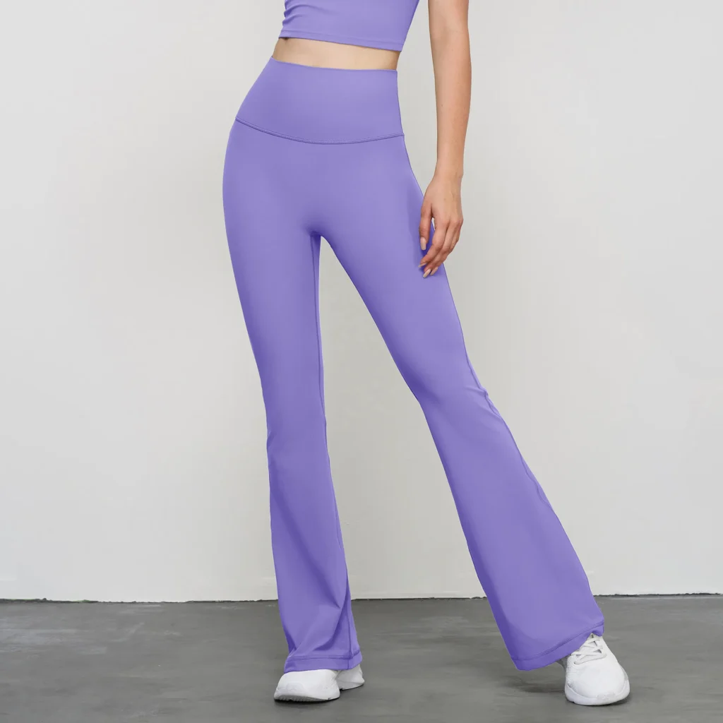 High Waist Dance Exercise Fitness Women's Flared Yoga Pants Gym Clothes Manufacturer