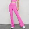 High Waist Dance Exercise Fitness Women's Flared Yoga Pants Gym Clothes Manufacturer
