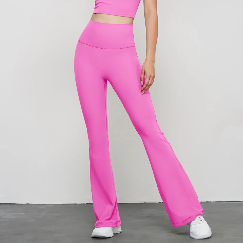 High Waist Dance Exercise Fitness Women's Flared Yoga Pants Gym Clothes Manufacturer
