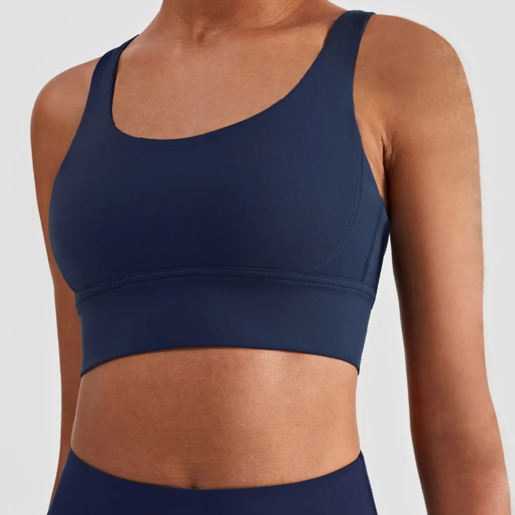 Summer Custom Workout Apparel Sports Bra Fabric Lycra Athletic Wear Manufacturers