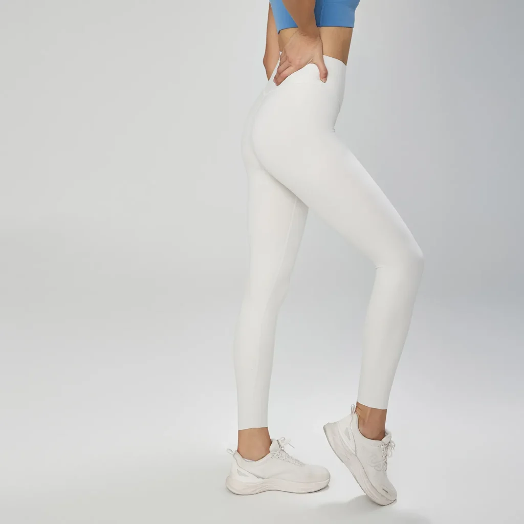 Plus Size High waist Lycra Fabric Wholesale Active Wear Yoga Leggings Manufacturers
