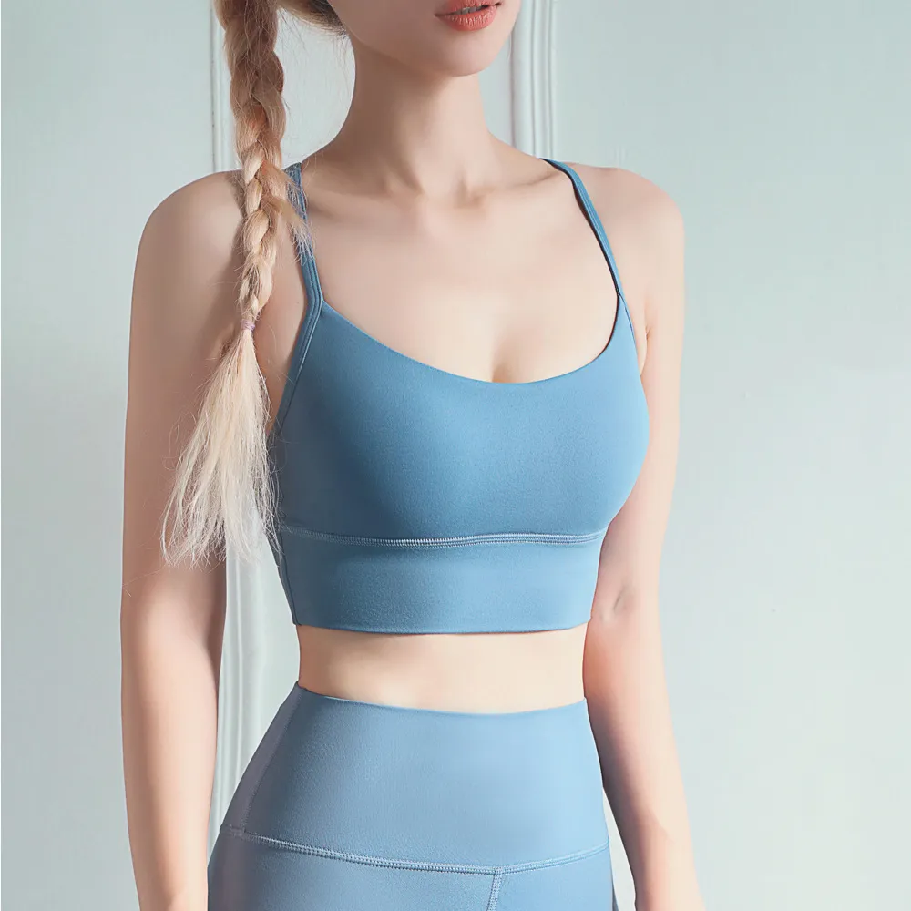 Y Back Nude Sports Bra Wholesale Sports Bra Spark Clothing Yoga Apparel Manufacturers