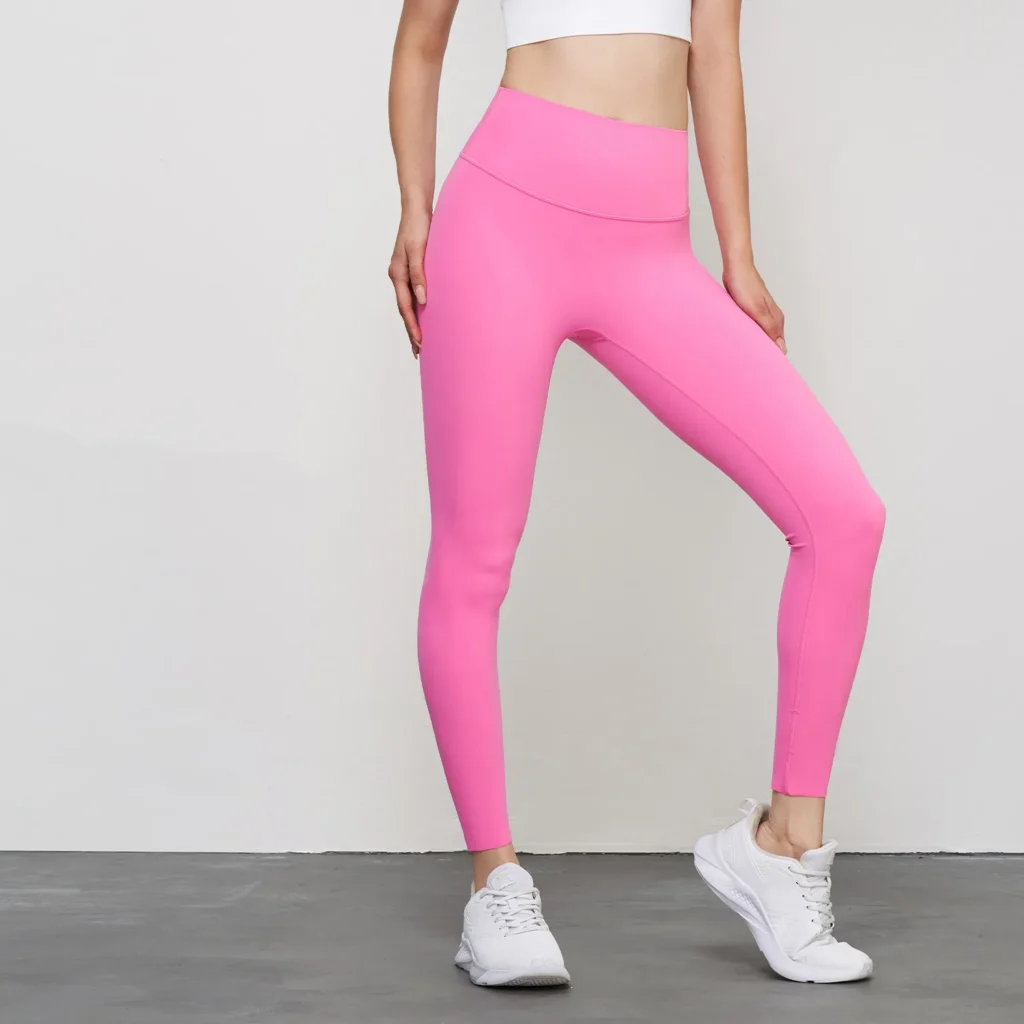 Plus Size High waist Lycra Fabric Wholesale Active Wear Yoga Leggings Manufacturers