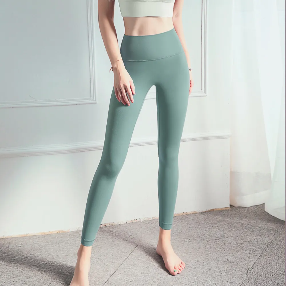 Wholesale Active Wear High Elastic Nude Feeling Yoga Leggings Manufacturers