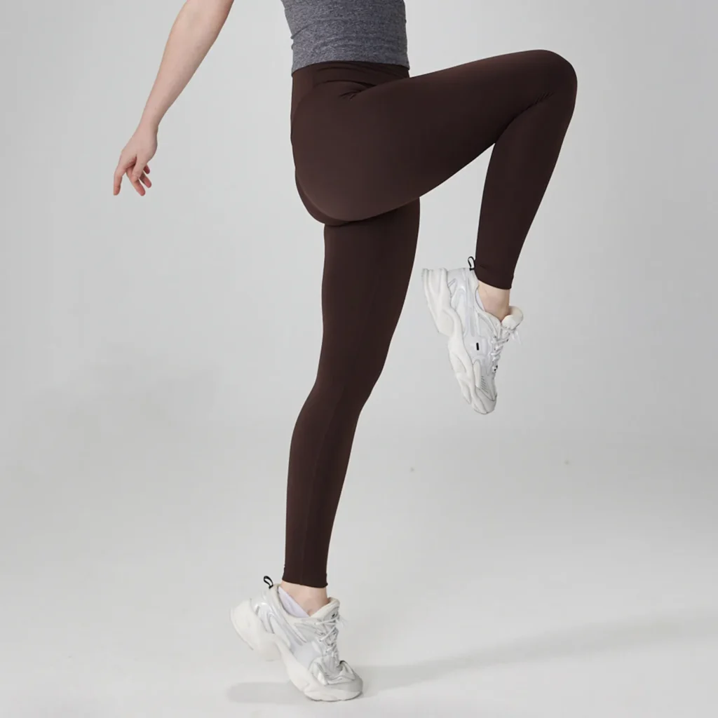 Wholesale Active Wear High Elastic Nude Feeling Yoga Leggings Manufacturers