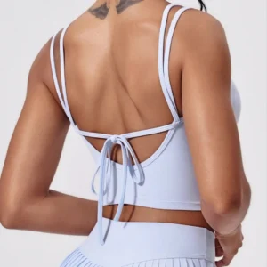 Custom Sports Bra Wholesale Fitness Double Shoulder Straps Tank Top