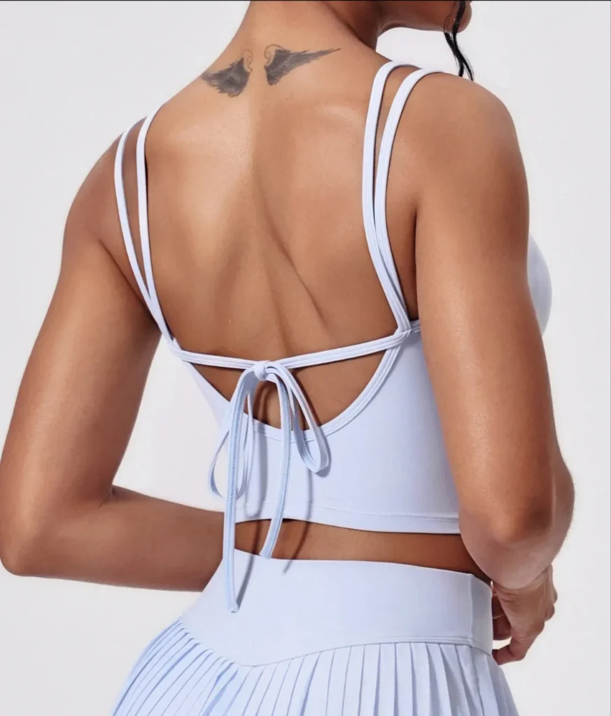 Custom Sports Bra Wholesale Fitness Double Shoulder Straps Tank Top