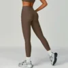 Ribbed High Waist Yoga Pants Gym Sparks Clothing Brand Wholesale Leggings Suppliers
