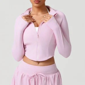Athletic Jackets with Thumb Holes Light Athletic Jacket Wholesale Activewear