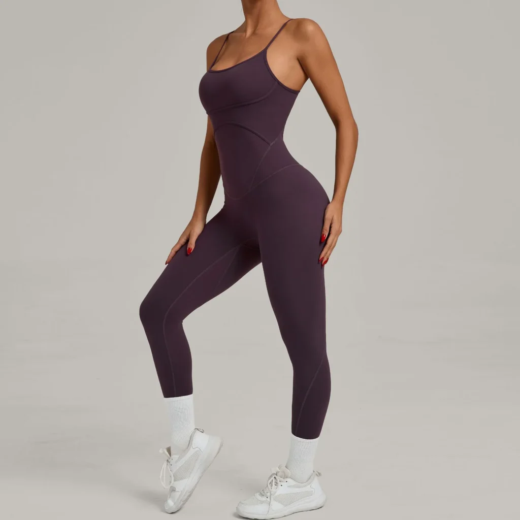 Custom Jumpsuits One Piece Workout Bodysuit Best Yoga Jumpsuit Supplier