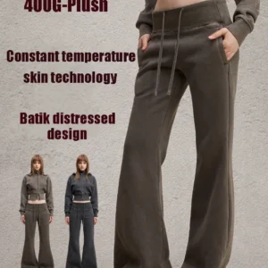 What is Sportswear in Fashion Yoga Flared Pants with Drawstring Sportswear Clothing Manufacturer